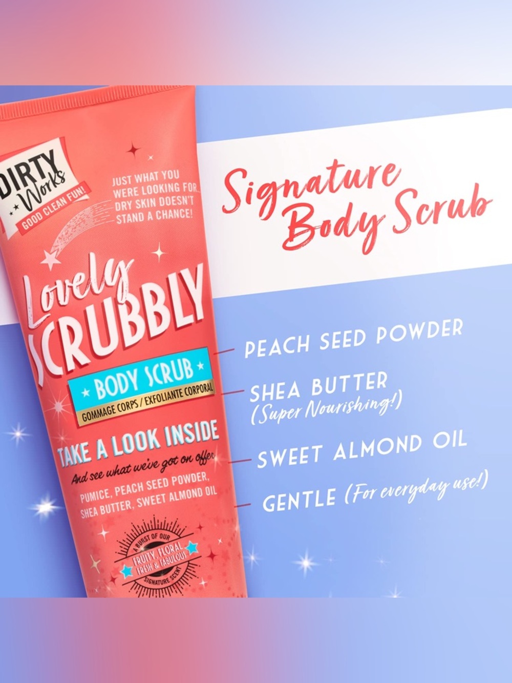 ⚠️5/25: Dirty Works Lovely Scubbly Body Scrub – 1.69fl oz